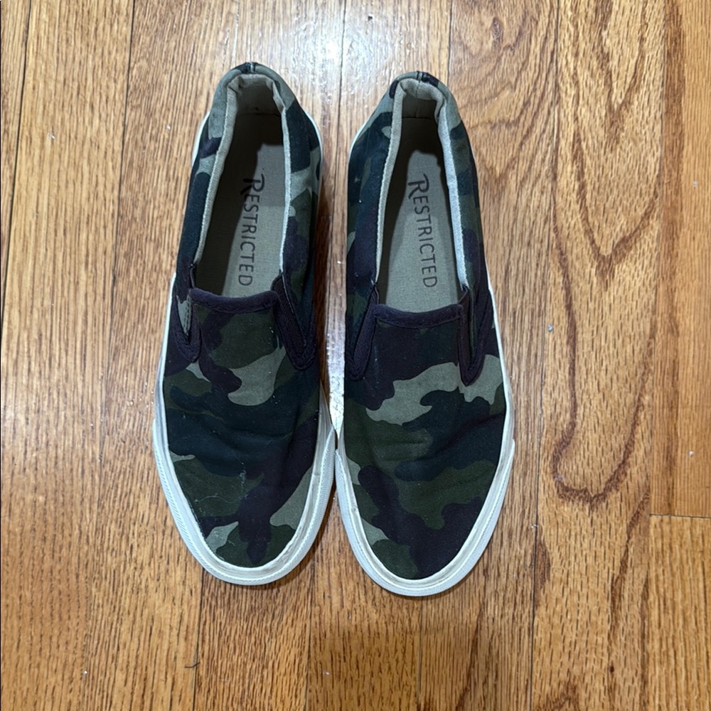 Camouflage Slip-On Sneakers